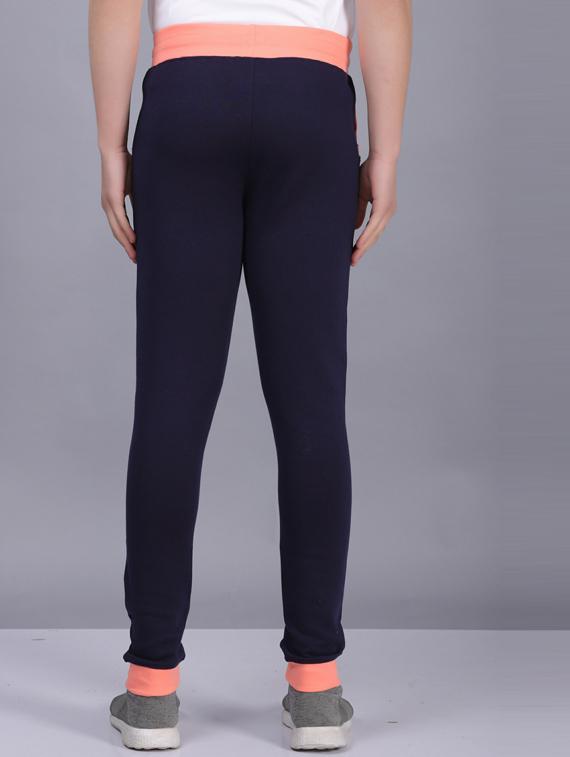 dark blue cotton joggers - 19564364 - Standard Image - 3