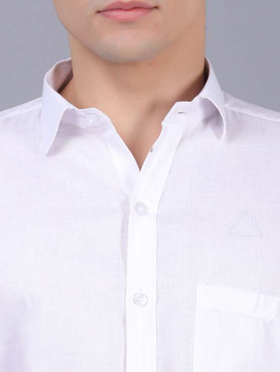 mens solid casual shirt - 19564647 -  Standard Image - 5