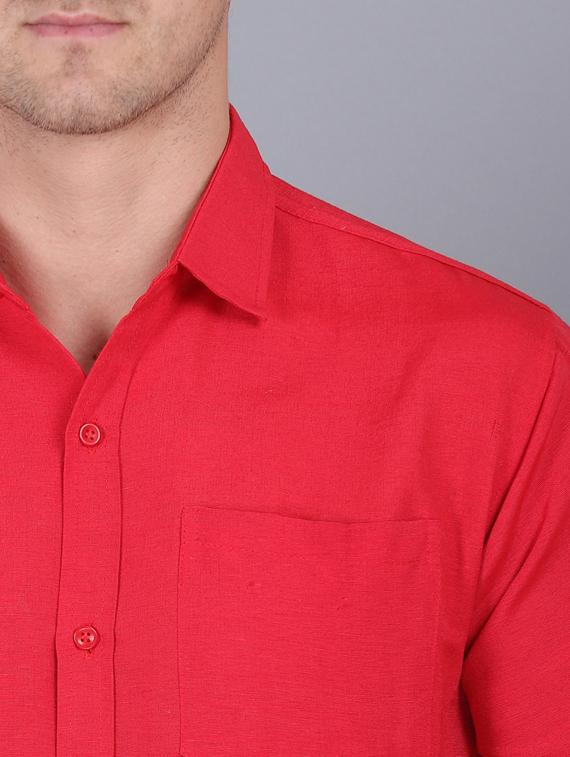 mens solid casual shirt - 19564674 - Standard Image - 5