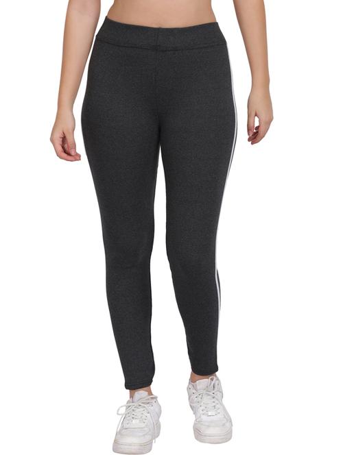 grey cotton blend jeggings - 19565875 -  Standard Image - 0