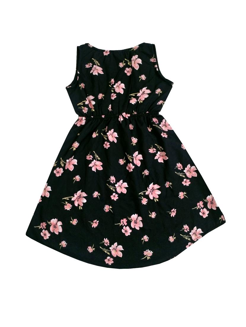 girls round neck sleeveless frock - 19566277 - Standard Image - 3