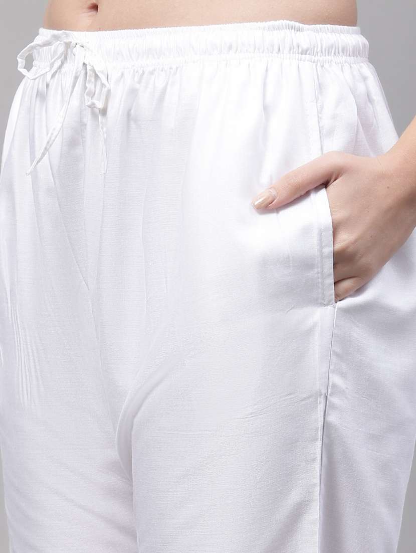 mid rise solid palazzo - 19566513 -  Standard Image - 5