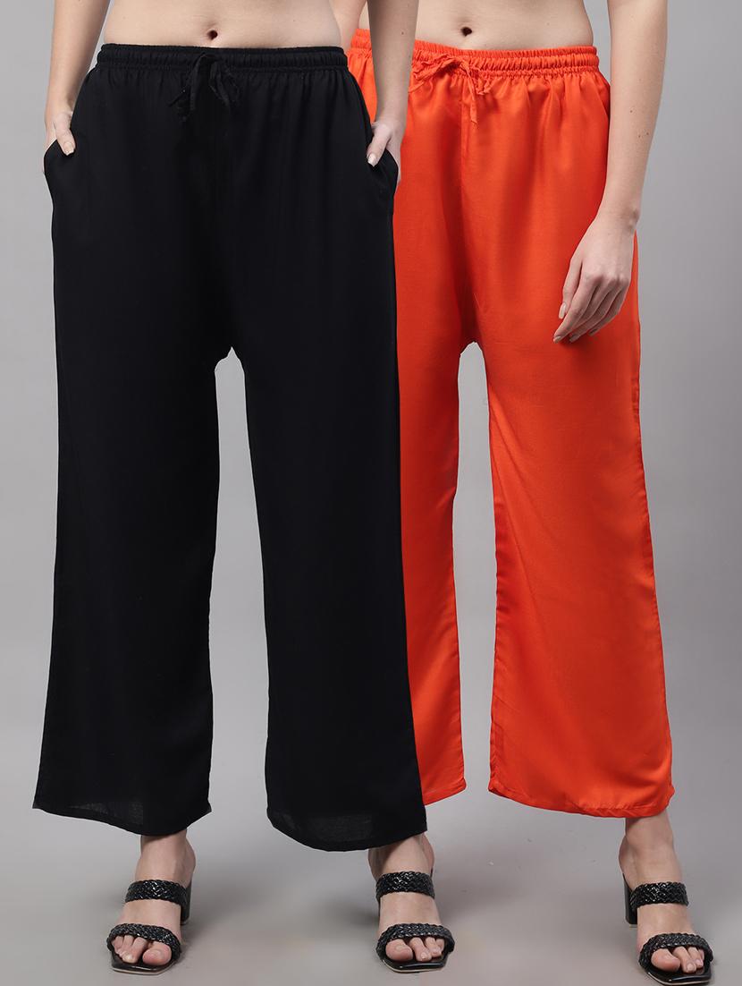 pack of 2 solid palazzo - 19566530 -  Zoom Image - 0