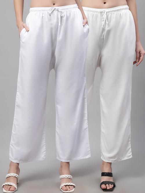 pack of 2 solid palazzo - 19566549 -  Standard Image - 0