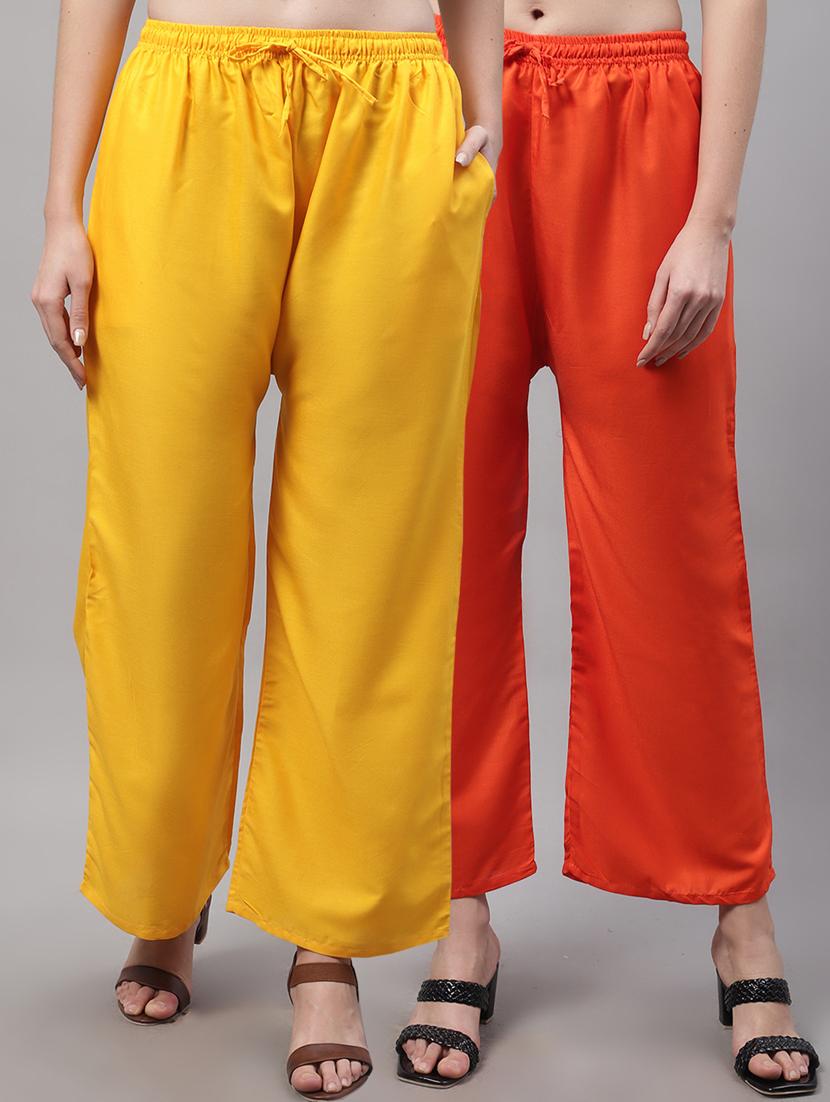 pack of 2 solid palazzo - 19566563 -  Zoom Image - 0