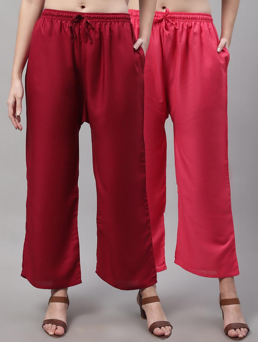 pack of 2 solid palazzo - 19566602 -  Zoom Image - 0