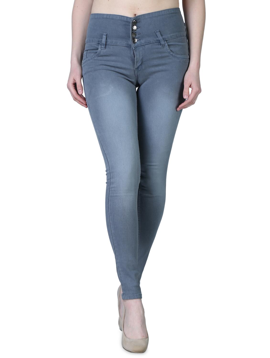 grey mid rise jeans - 19566713 - Zoom Image - 0