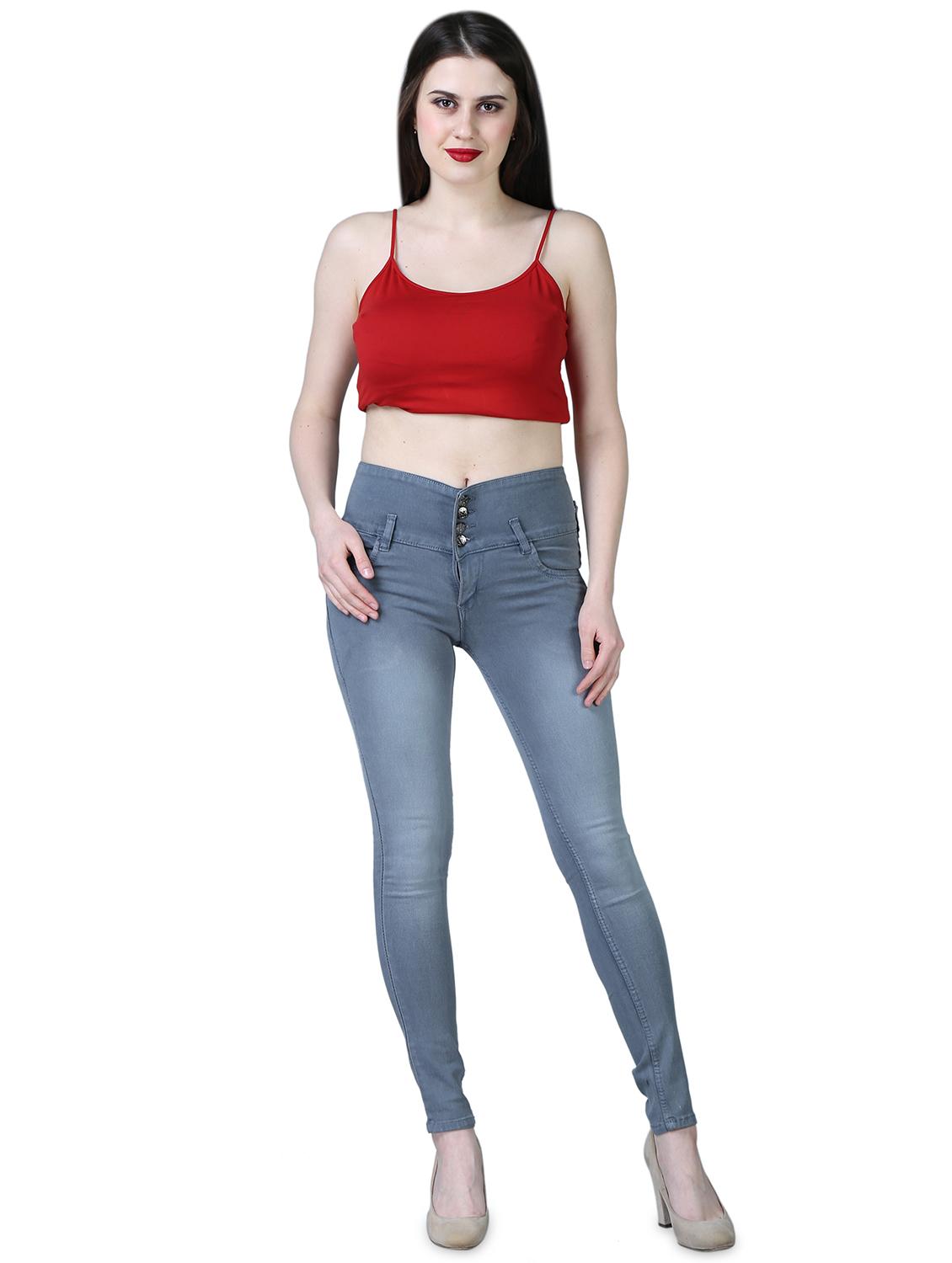 grey mid rise jeans - 19566713 - Standard Image - 3
