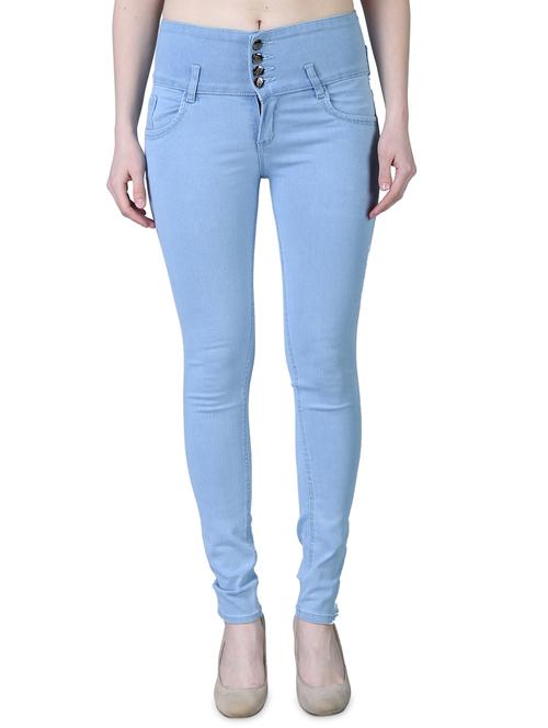 light blue denim jean - 19566715 - Standard Image - 0
