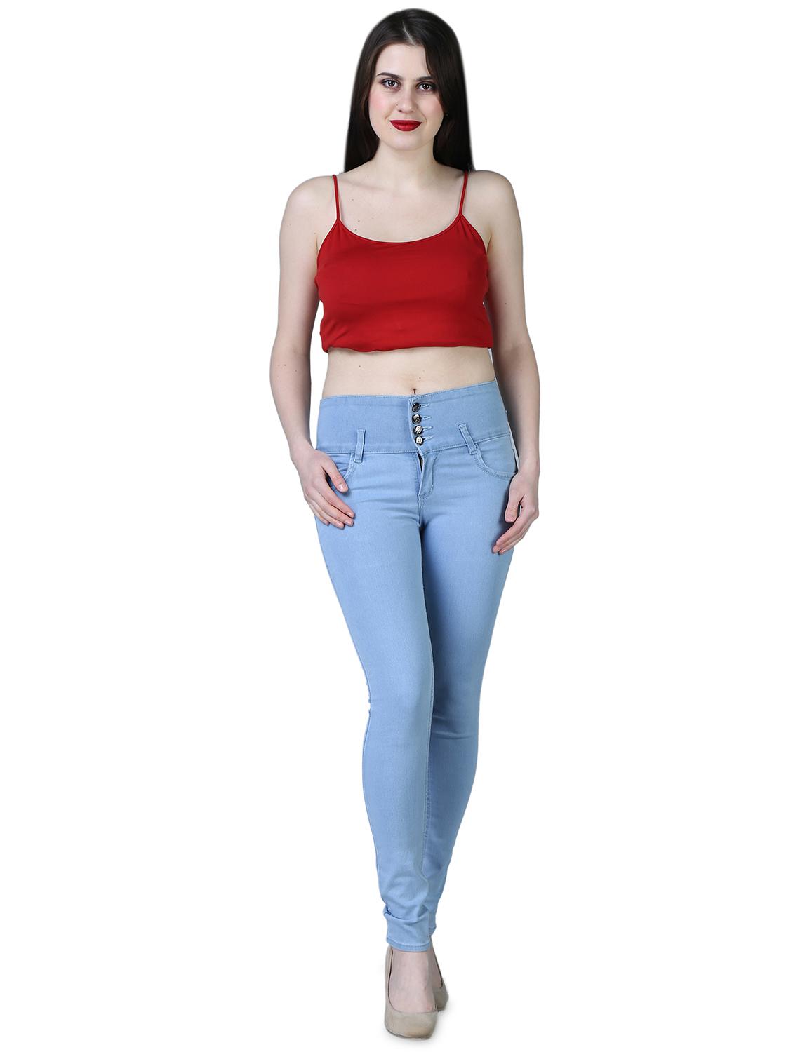 light blue denim jean - 19566715 - Standard Image - 3