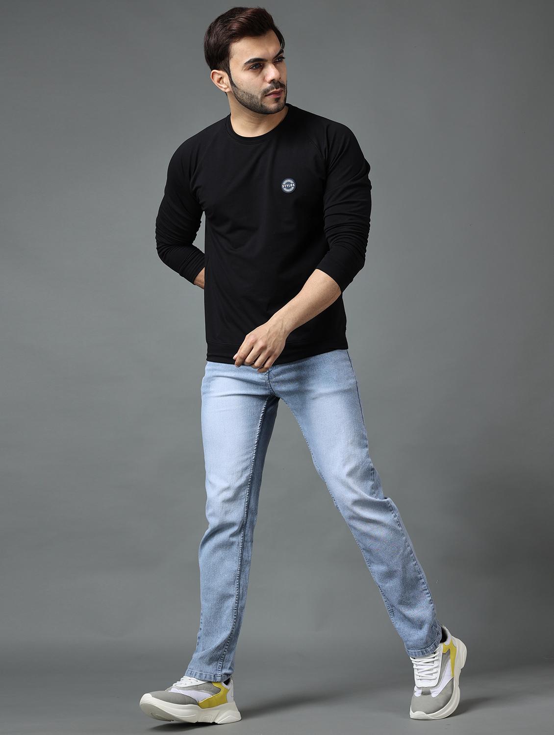 men mid rise washed jean - 19566724 - Standard Image - 3