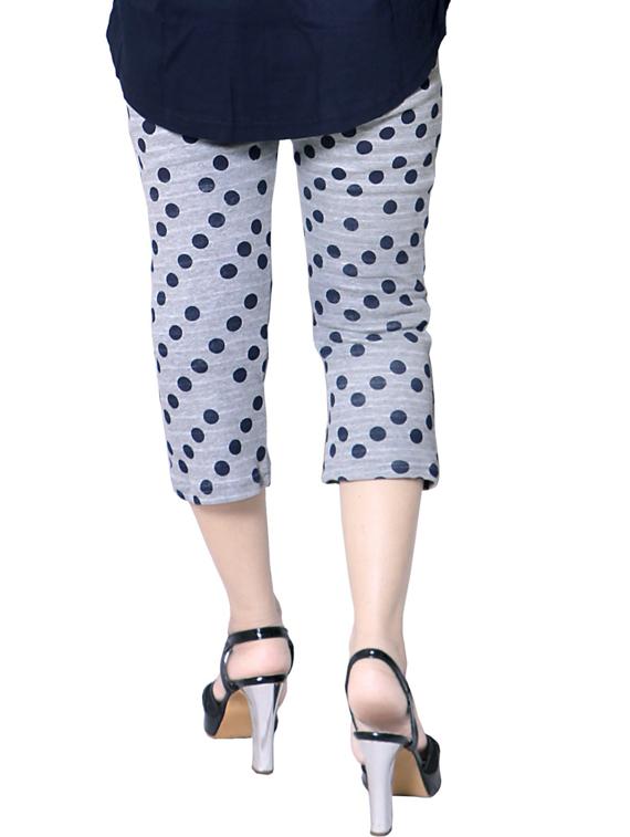 cotton multicolor dot print capri - 19566828 - Standard Image - 3