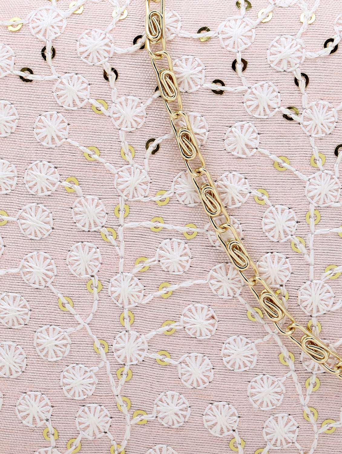 pink faux silk box clutch - 19567057 -  Standard Image - 5