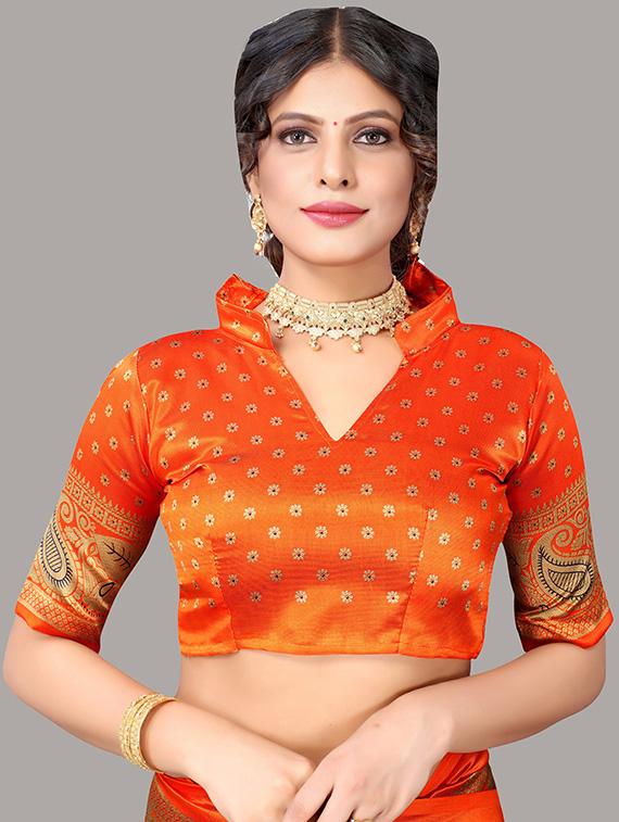 pack of 3 combo saree with blouse - 19567419 - Standard Image - 5
