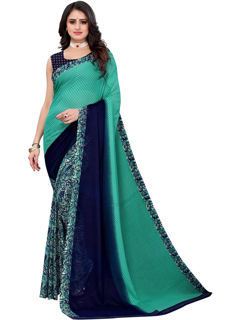 georgette printed saree - 19567819 - Zoom Image - 0