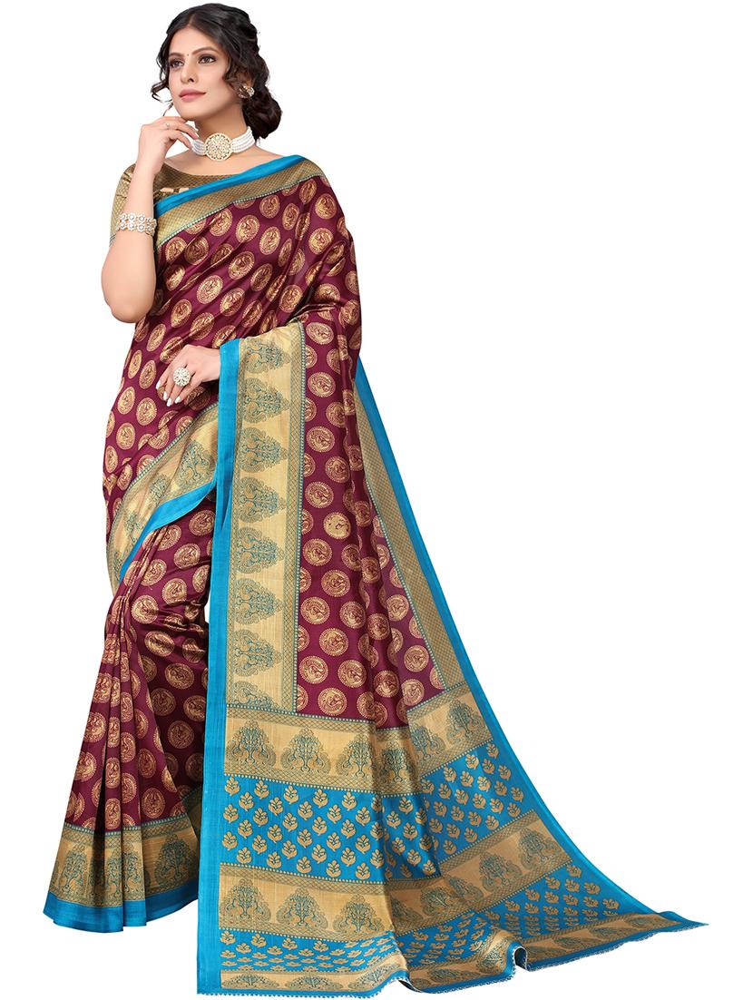 self design woven saree - 19567919 - Zoom Image - 0