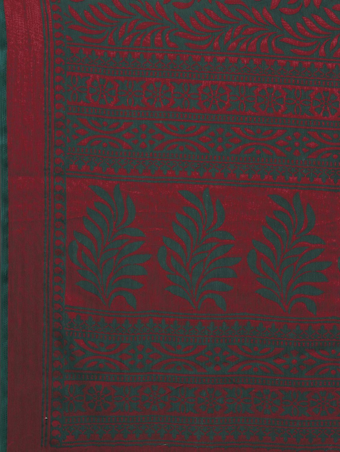 chiffon printed saree with blouse - 19568325 - Standard Image - 5