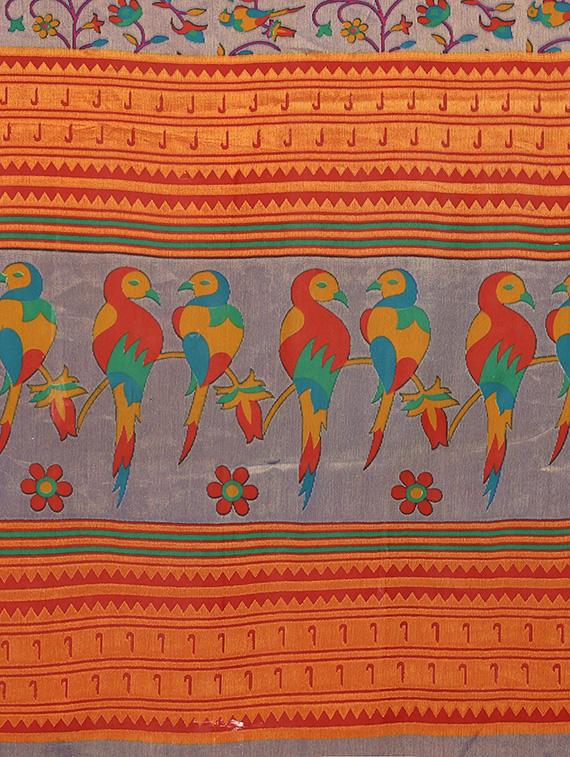 self design saree with blouse - 19568342 - Standard Image - 3