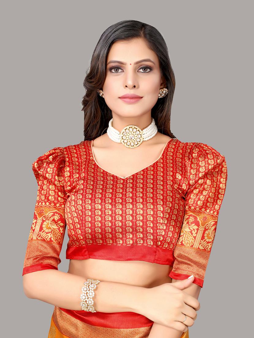 3 combo printed saree with blouse - 19568488 - Standard Image - 5