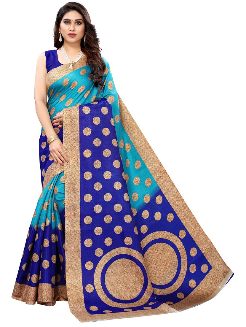 printed art silk saree combo - 19568502 - Standard Image - 3