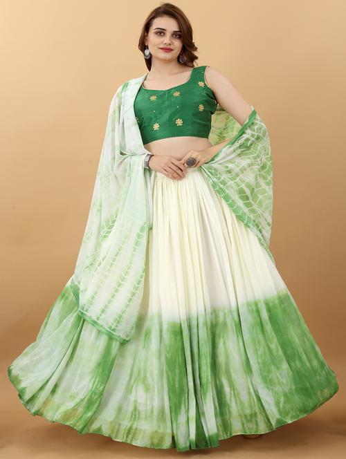 semi stitched lehenga choli with dupatta set - 19572389 - Standard Image - 0