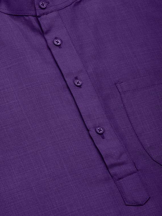 purple kurta pyjama ethnic wear set - 19578144 -  Standard Image - 5