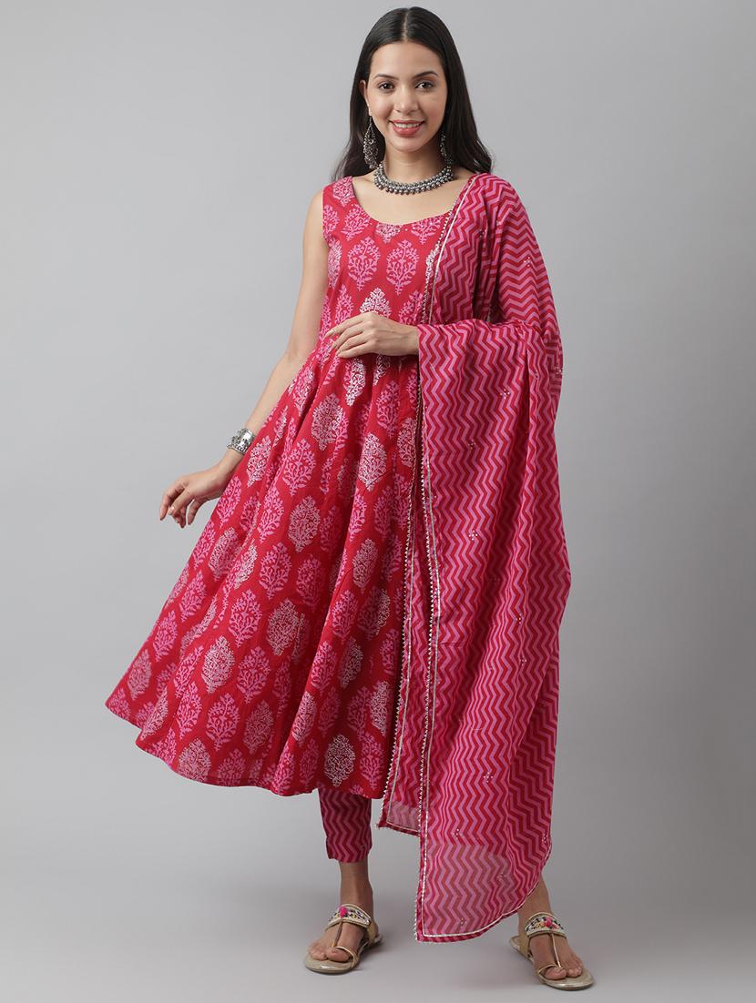 round neck kurta pant set - 19578448 - Standard Image - 3