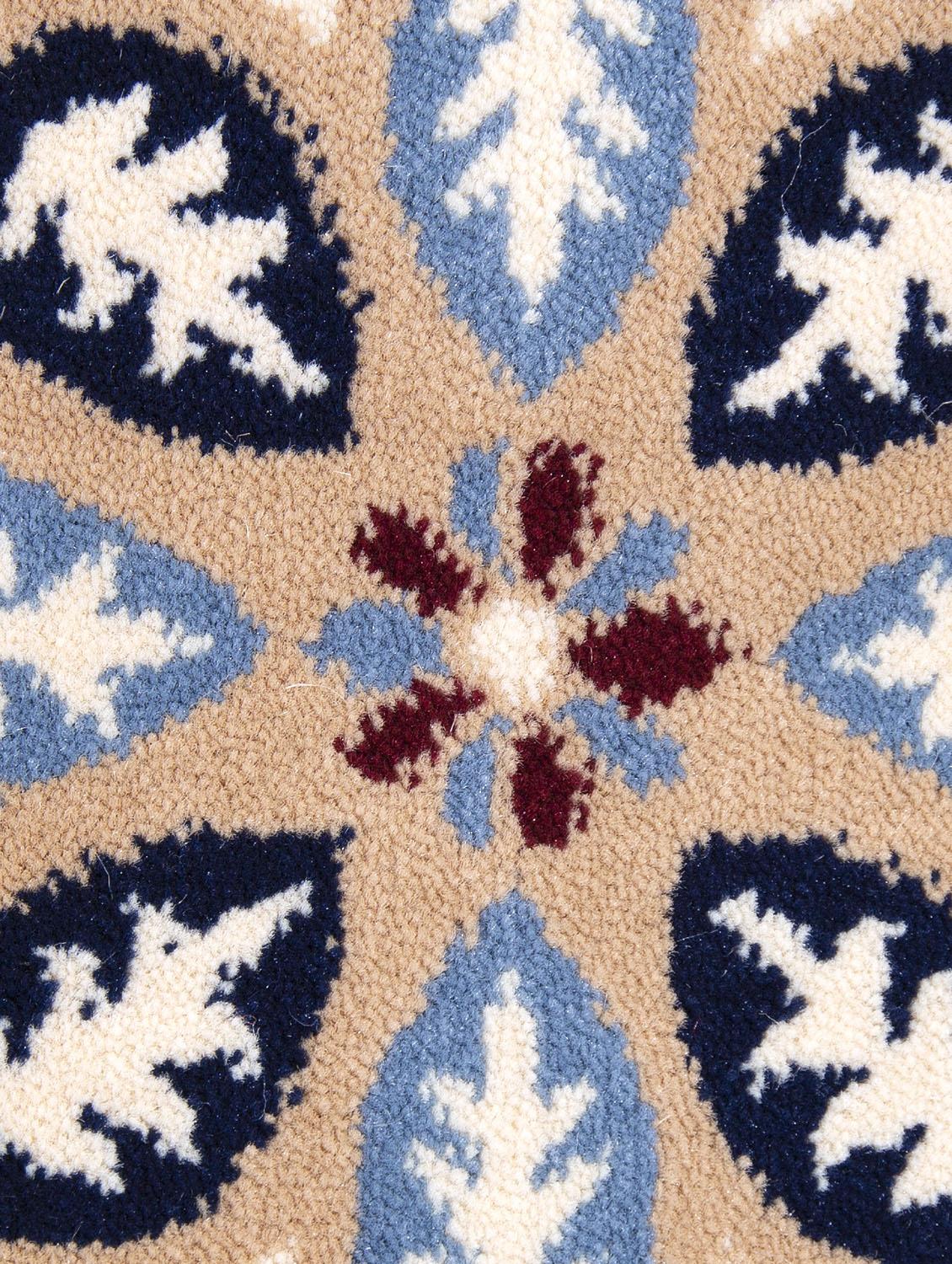 carpet galore super soft polyester blend contemporary design anti slip kitchen/bedside runner(blue,50x150 cm) - 19578623 - Standard Image - 3