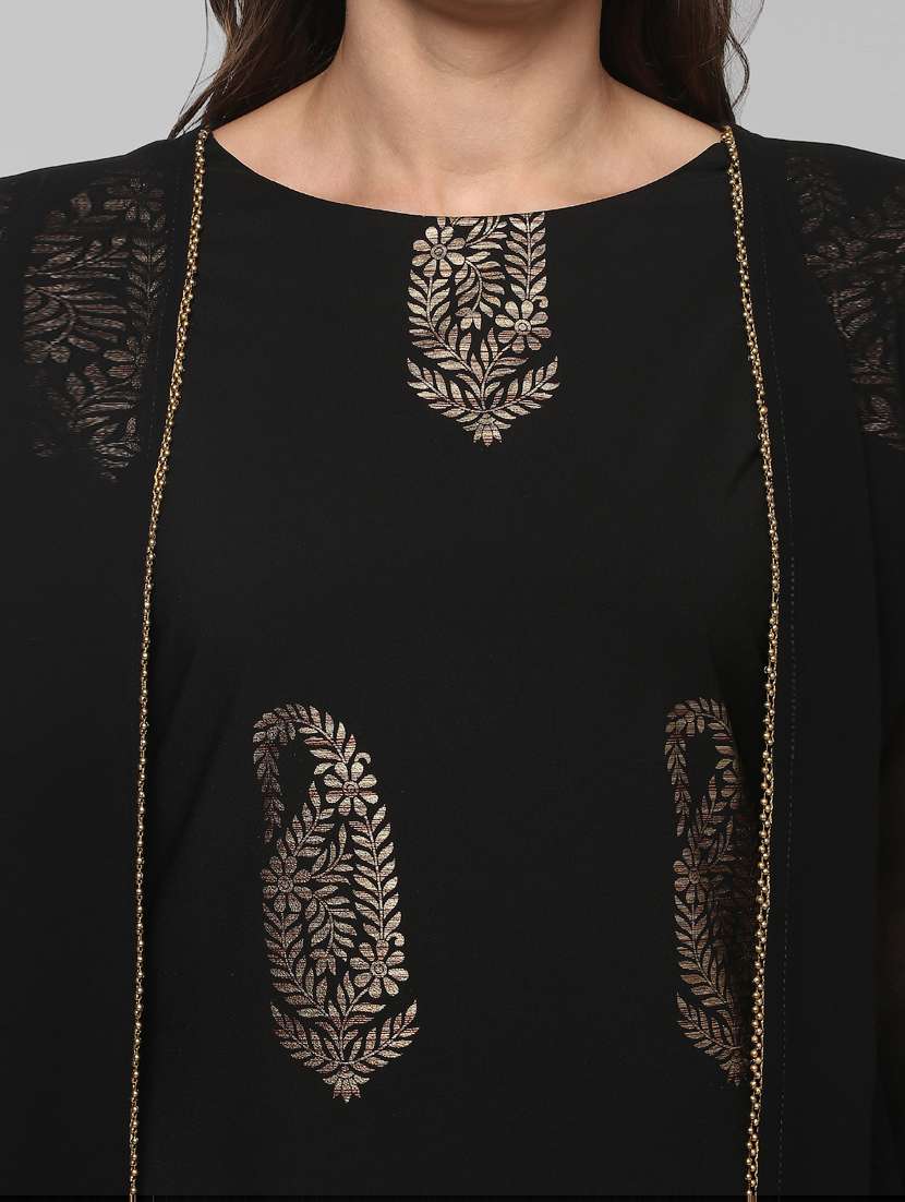 women's kurta with jacket kurta - 19578699 -  Standard Image - 5