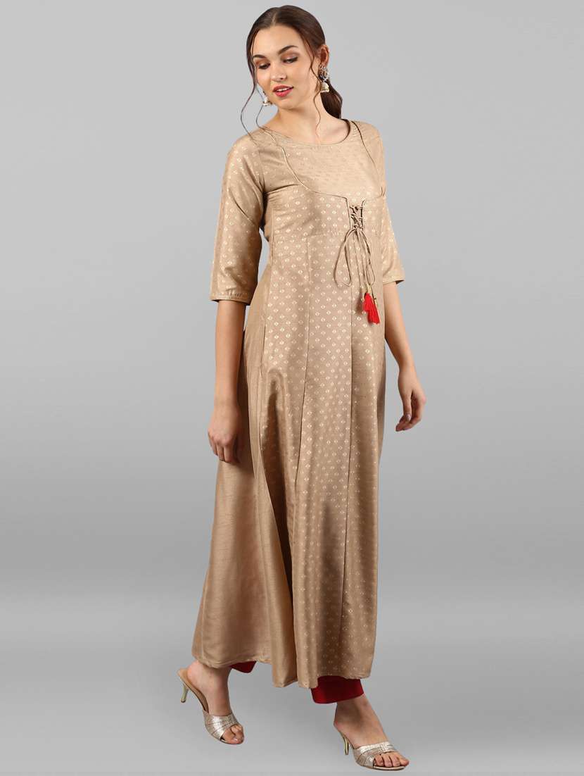 women's flared kurta - 19578700 - Standard Image - 3