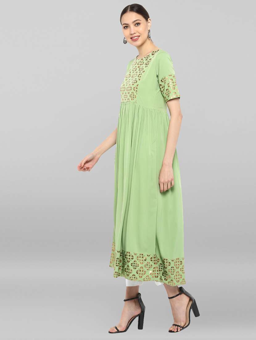women's flared kurta - 19578704 -  Standard Image - 3
