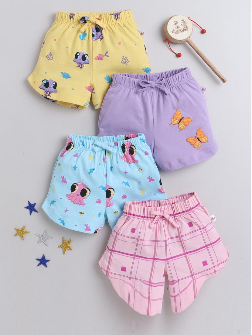 pack of 4 shorts and three-fourth - 19579436 - Zoom Image - 0