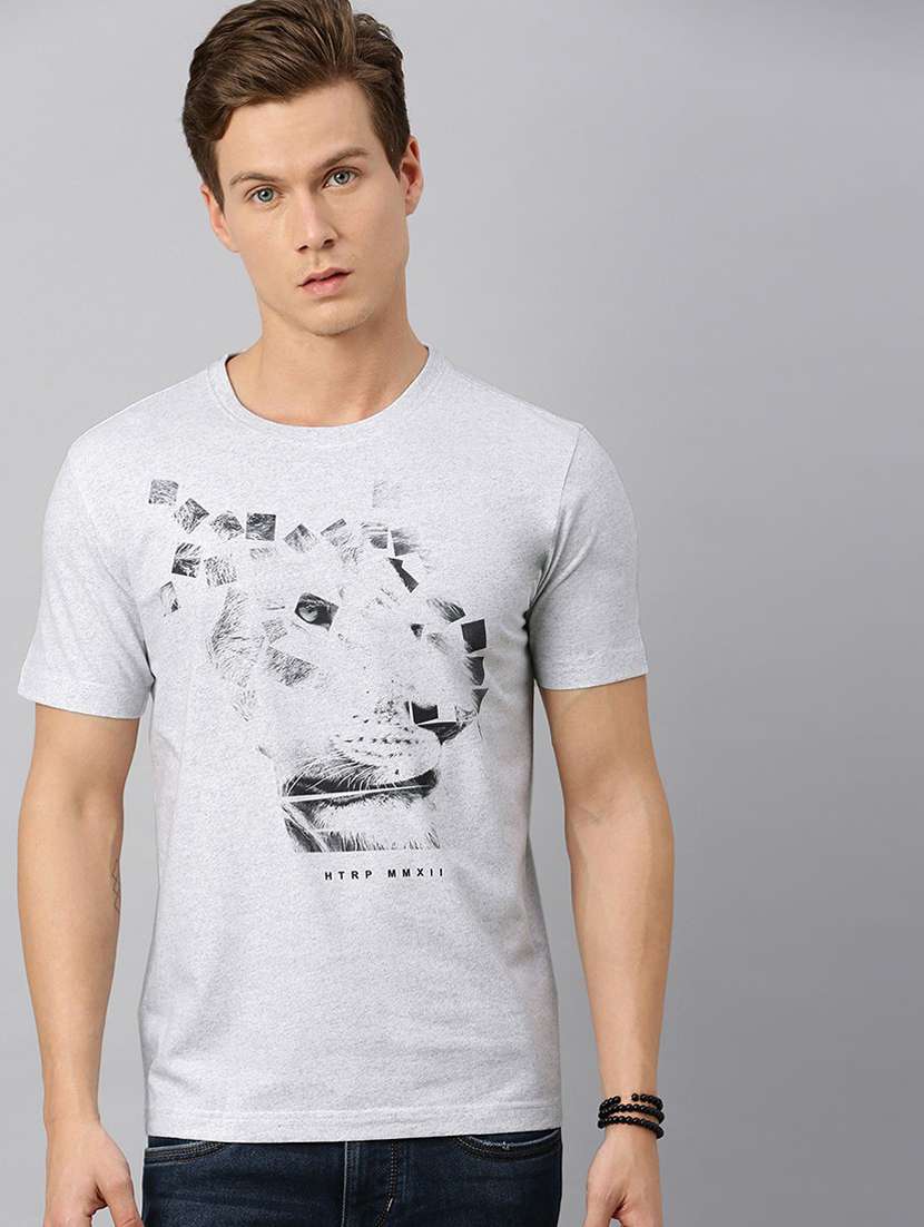 round neck printed regular t-shirt