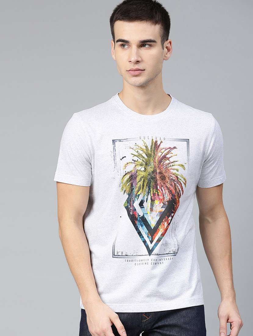 round neck printed regular t-shirt