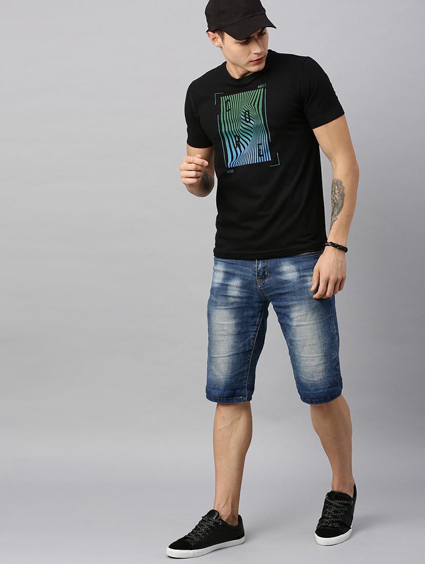 round neck printed regular t-shirt - 19580407 - Standard Image - 3