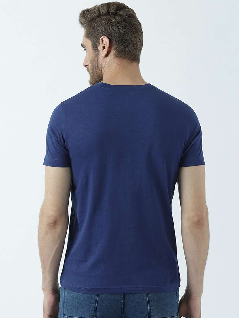 round neck solid regular t-shirt - 19580423 -  Standard Image - 3