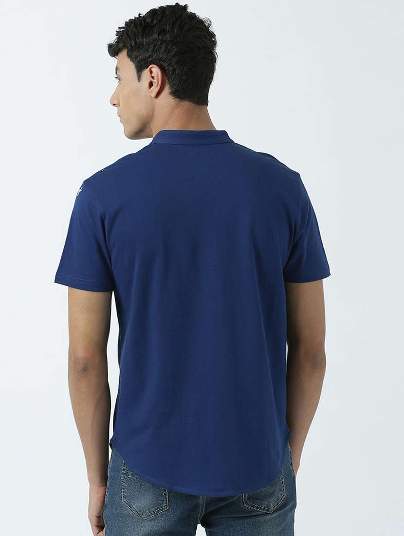 heniey neck printed regular t-shirt - 19580487 -  Standard Image - 3