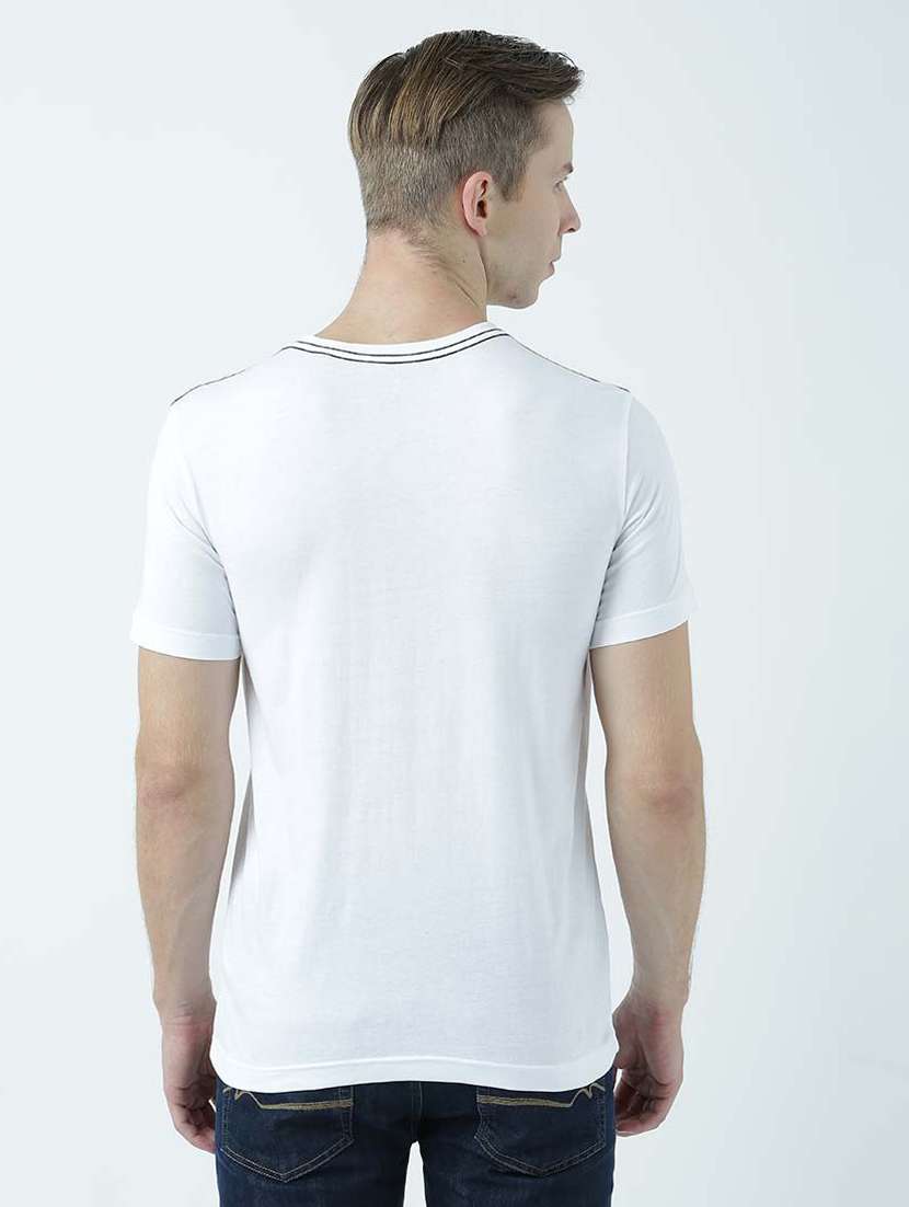 round neck printed regular t-shirt - 19580580 -  Standard Image - 3