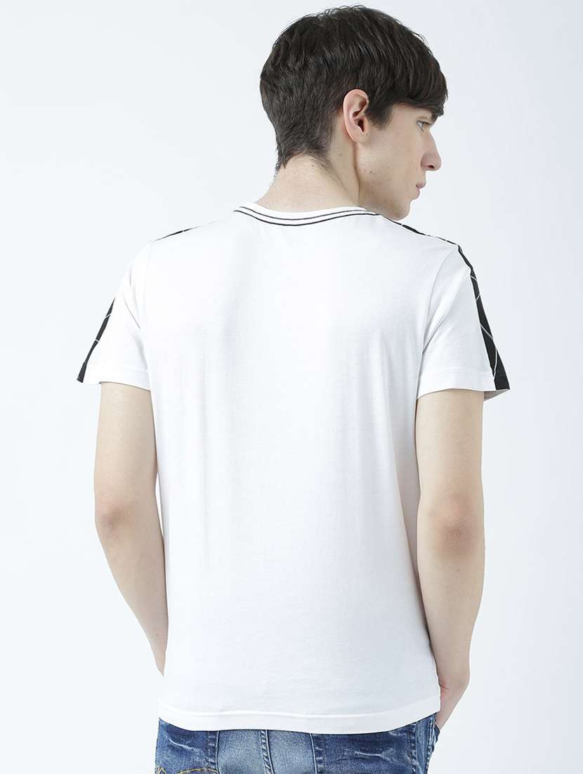 men front print short sleeve t-shirt - 19580598 -  Standard Image - 3