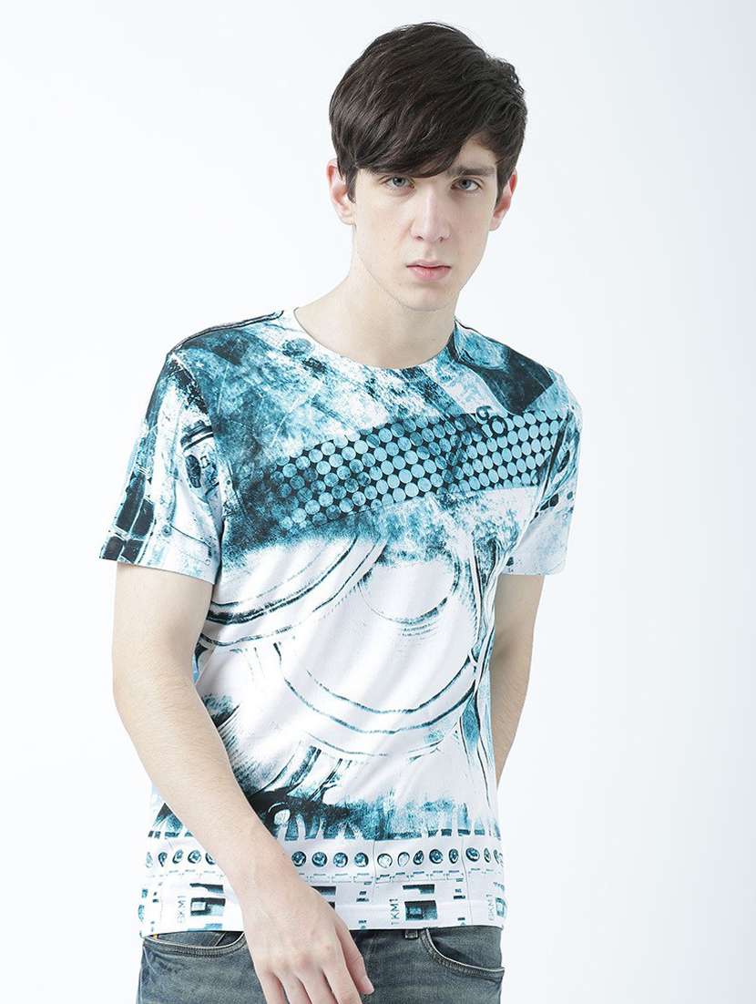 round neck printed regular t-shirt