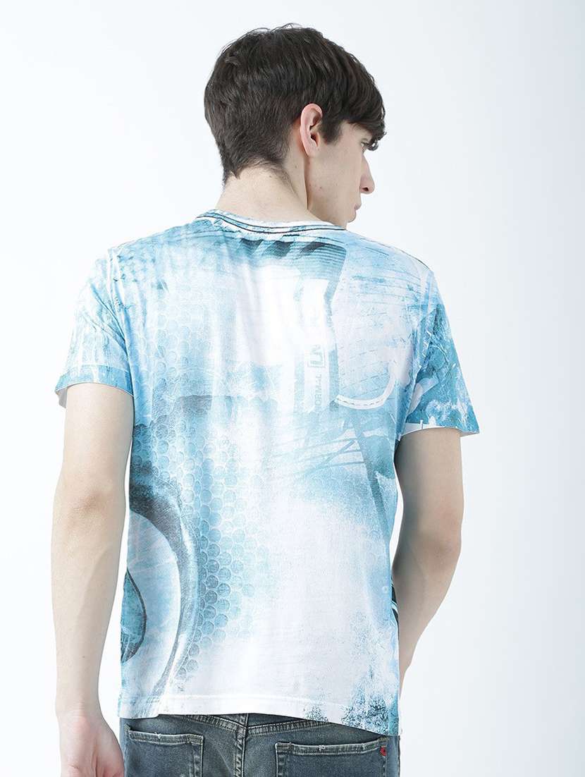 Round Neck Printed Regular T-shirt - 19580607 -  Standard Image - 3