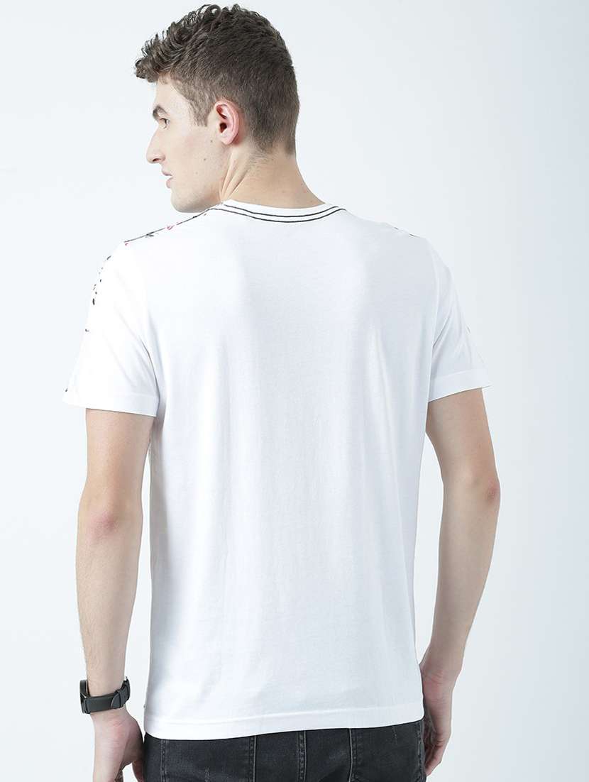 round neck printed regular t-shirt - 19580652 -  Standard Image - 3