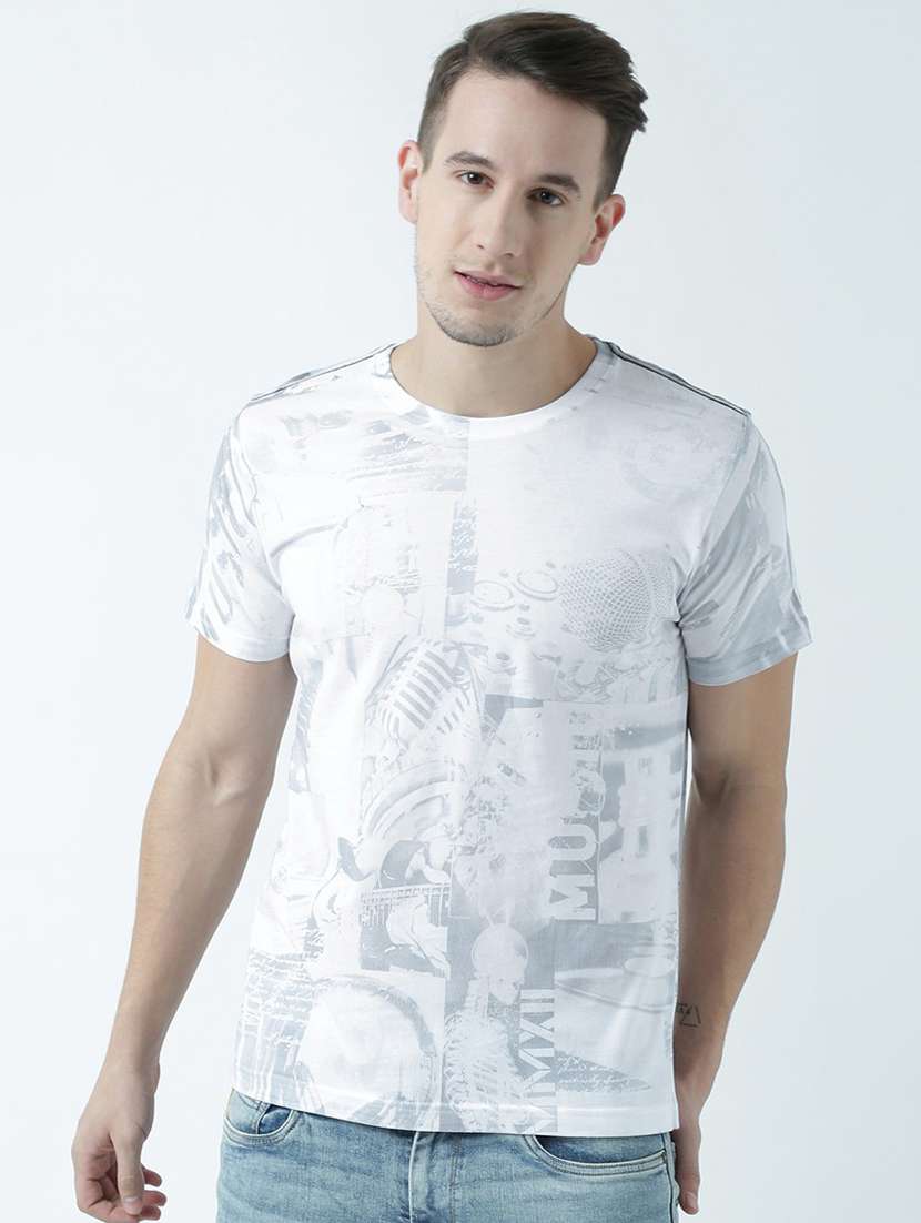 round neck printed regular t-shirt