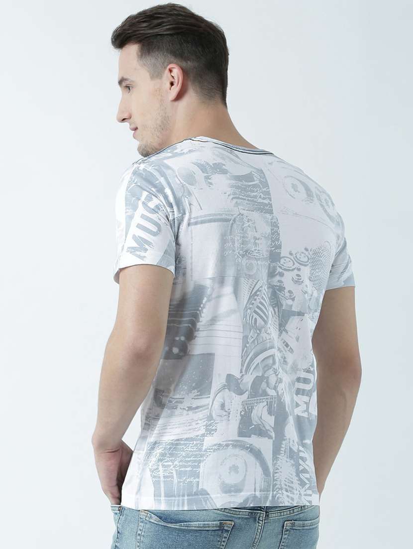 round neck printed regular t-shirt - 19580669 -  Standard Image - 3