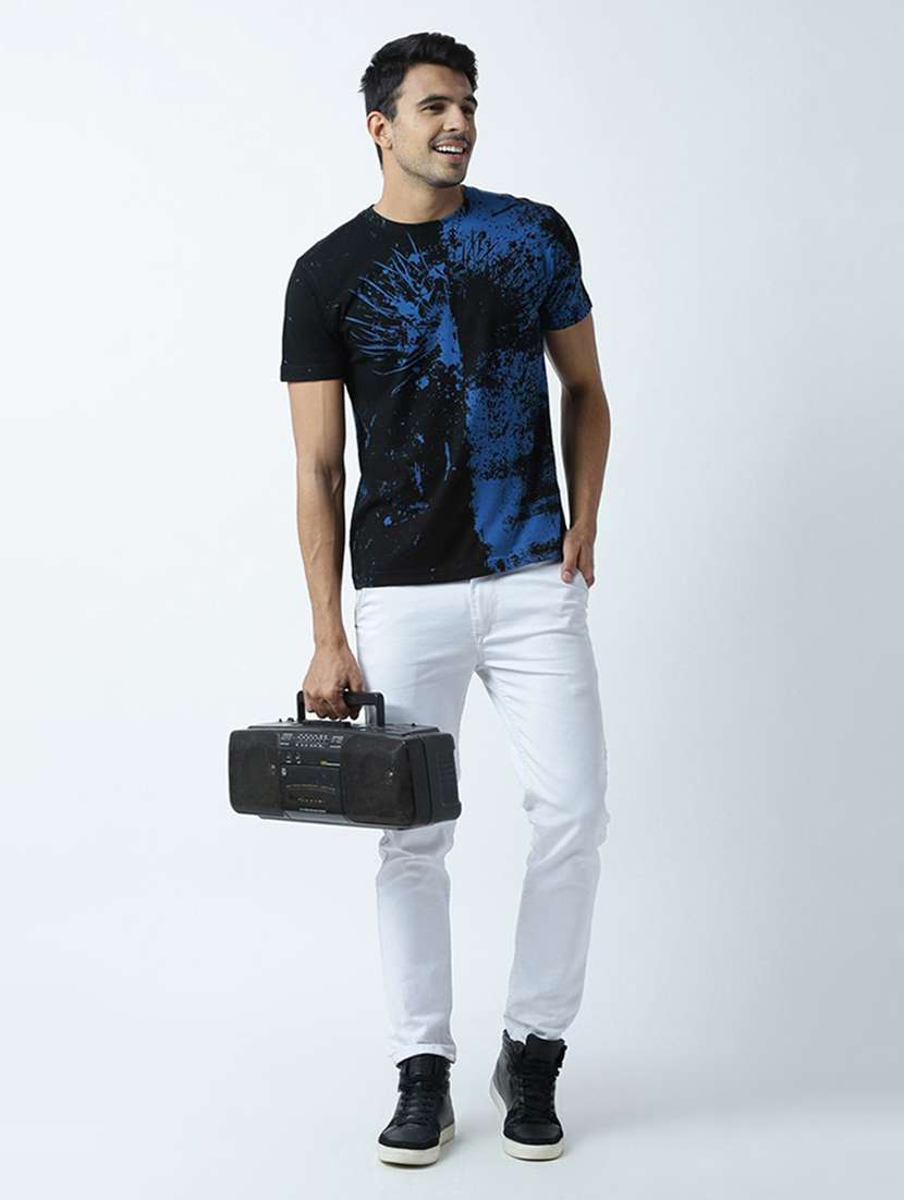 men all over print short sleeve t-shirt - 19580765 -  Standard Image - 3