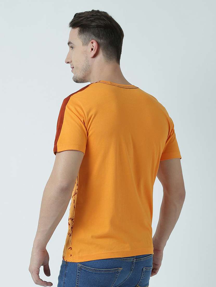 round neck printed regular t-shirt - 19580917 -  Standard Image - 3