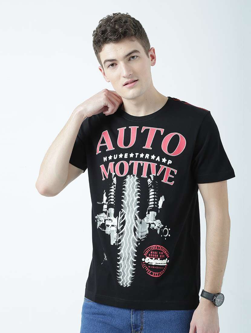 round neck printed regular t-shirt
