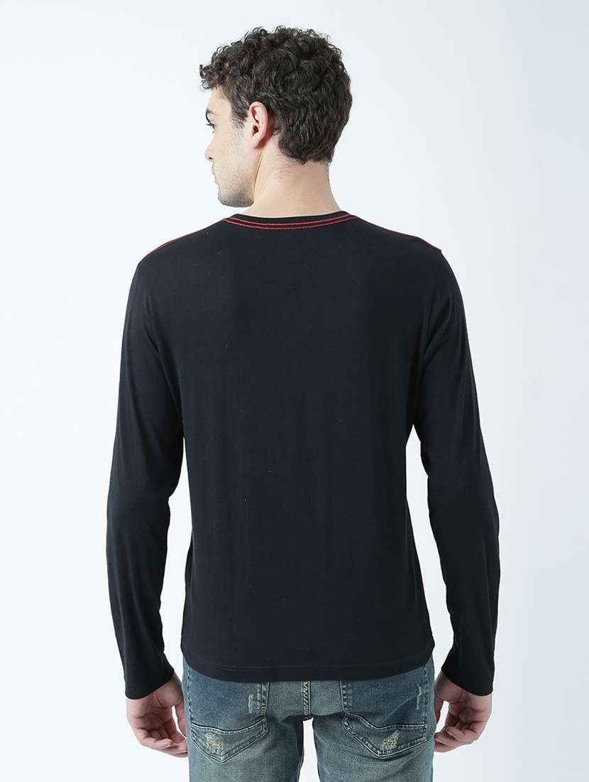 v neck printed regular t-shirt - 19580979 -  Standard Image - 3