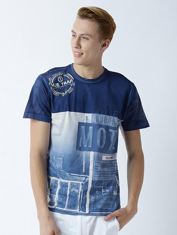 round neck printed regular t-shirt