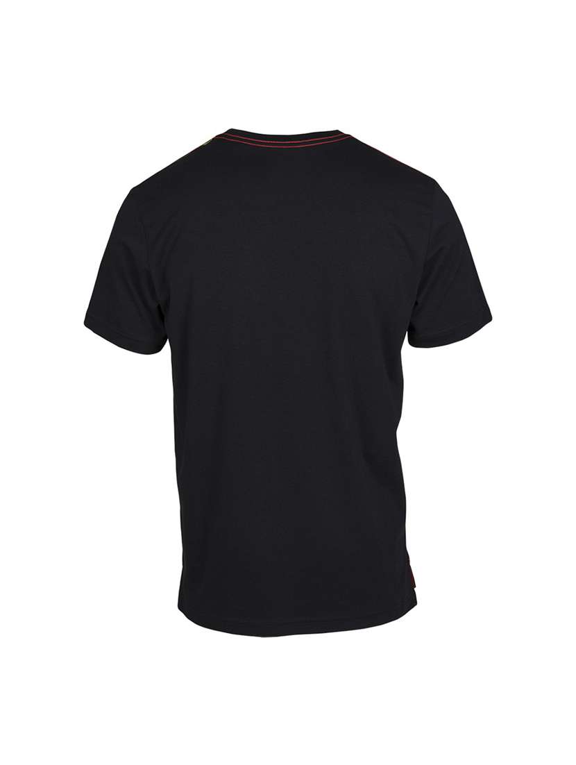 men crew neck front print regular t-shirt - 19581633 -  Standard Image - 3